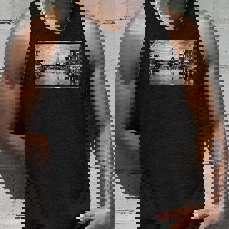 パリ エッフェル塔 ライト ビンテージ写真 お土産 イベント タンクトップ 彼への贈り物