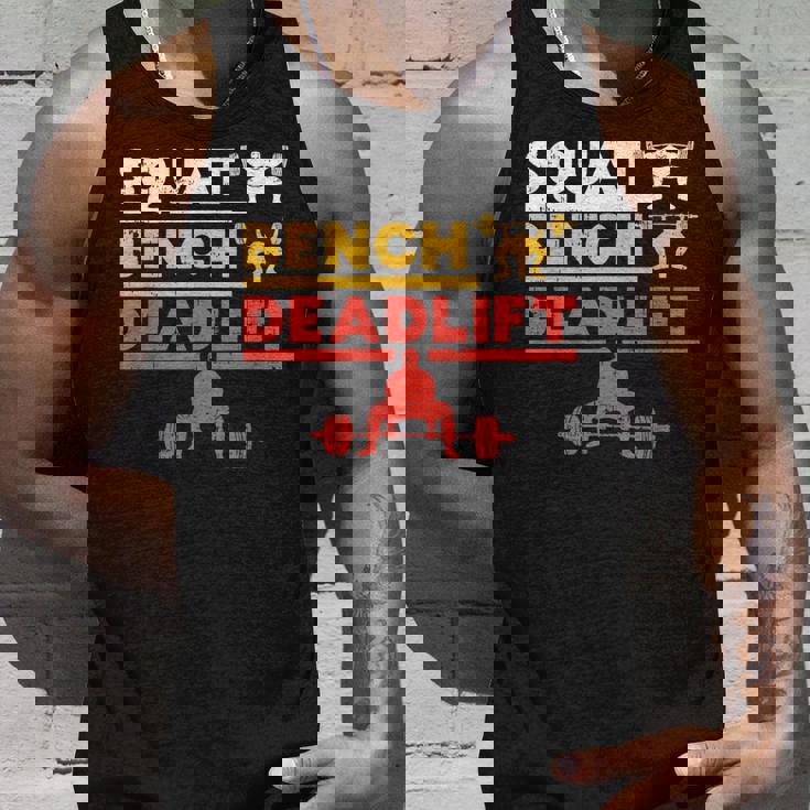 パワーリフティング、スクワット、ベンチ、デッドリフト、ウェイトリフティングtシャツ タンクトップ 彼への贈り物