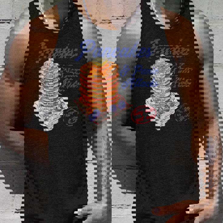 パンケーキとパニック発作 面白い メンタルヘルス 不安 タンクトップ 彼への贈り物