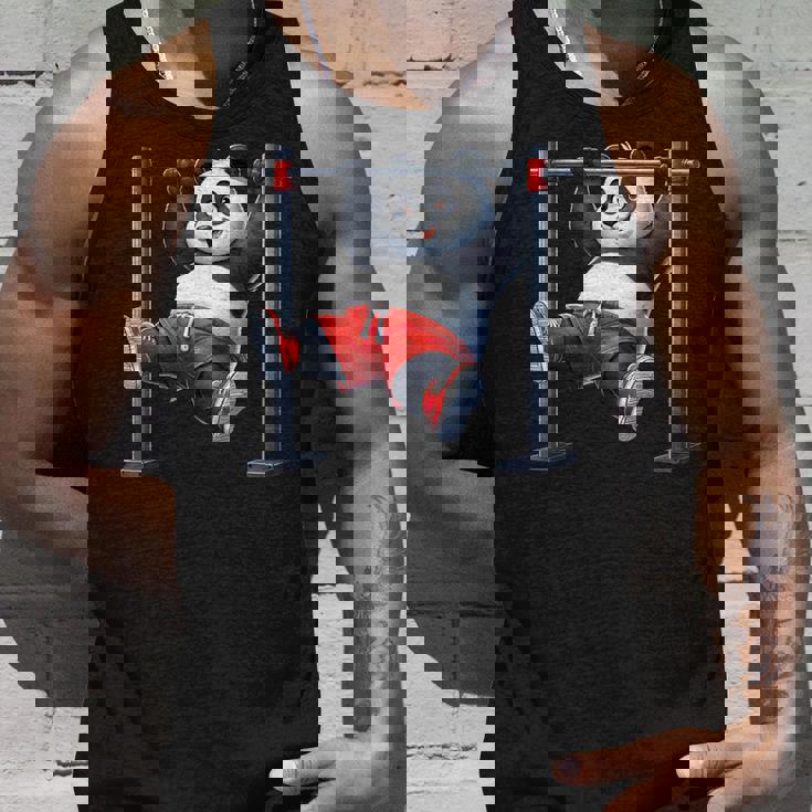 パンダ 懸垂 トレーナー ジム フィットネス ワークアウト トレーニング タンクトップ 彼への贈り物