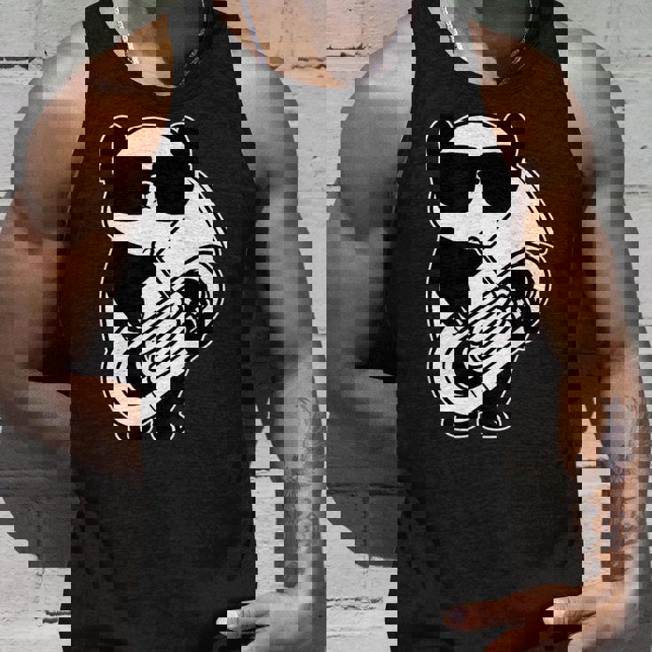 パンダとチューバ楽器チューブ タンクトップ 彼への贈り物