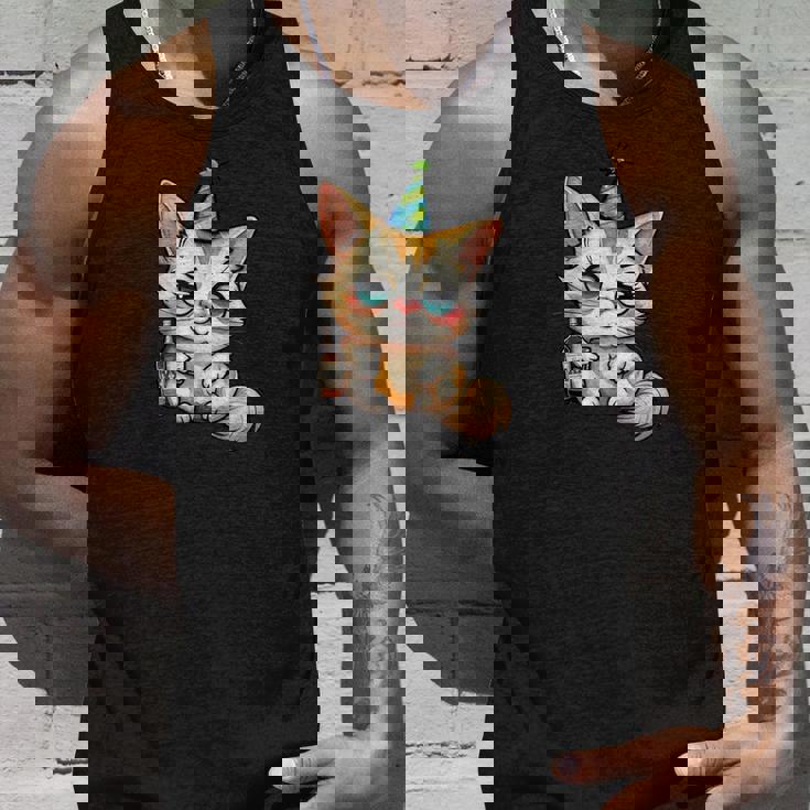 パーティー 猫 ドリンク 飲んだ 酔った プッシー キティ 猫 お祝い ブーー タンクトップ 彼への贈り物