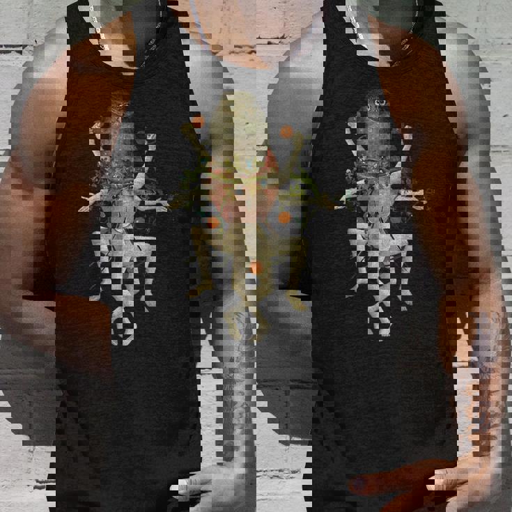 ヒエロニムス ボッシュ 地上の喜びの庭 フクロウ タンクトップ 彼への贈り物