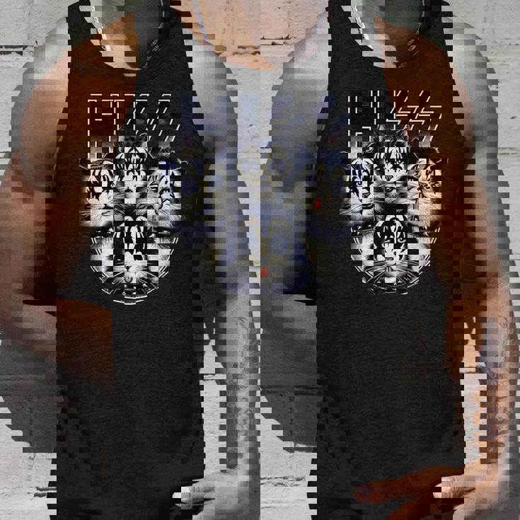 ヒス・ファニー・キャッツ・キトンズ・ロック・ロッキン タンクトップ 彼への贈り物