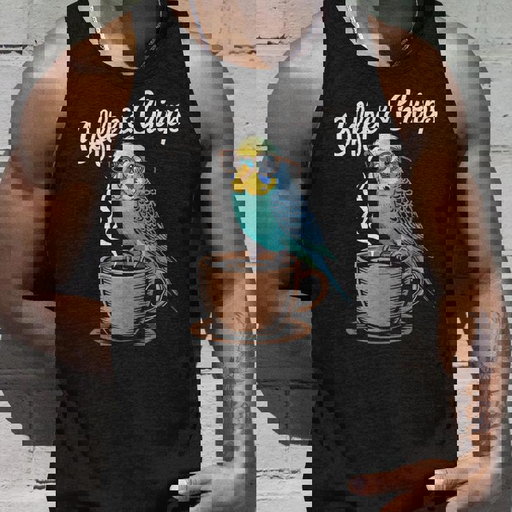 ヒップスター セキセイインコ コーヒー セキセイインコ タンクトップ 彼への贈り物