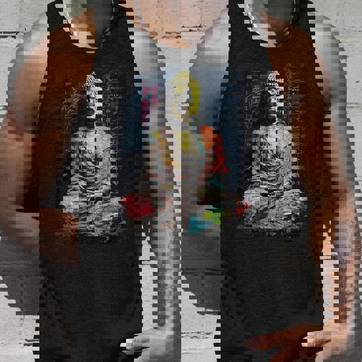 ヒップホップ Y2k Hip Hop ヴィンテージ レトロ ヒップスター エッジー ストリートウェア 仏陀 タンクトップ 彼への贈り物