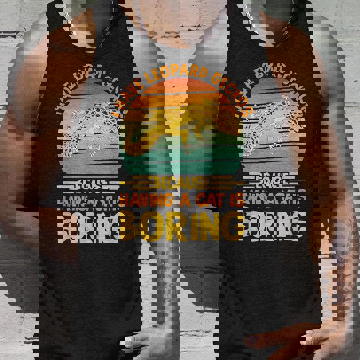 ヒョウモントカゲモドキ 爬虫類 小さな恐竜を飼っています タンクトップ 彼への贈り物