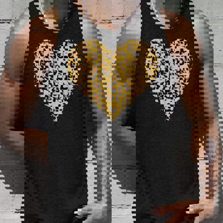 ヒョウ柄ハートデザイン ヒョウ柄 タンクトップ 彼への贈り物