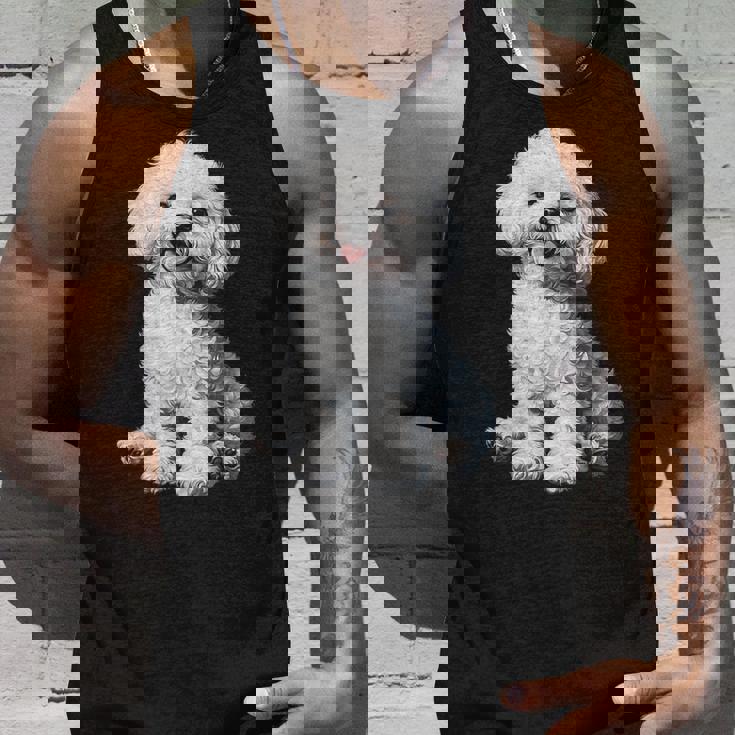 ビションフリーゼ 犬 モチーフ ペット イラスト ビションフリーゼ タンクトップ 彼への贈り物