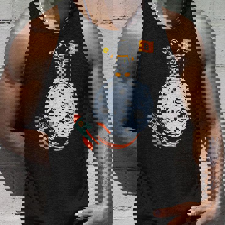 ビットコイン・ザ・ムーン・クリプト タンクトップ 彼への贈り物