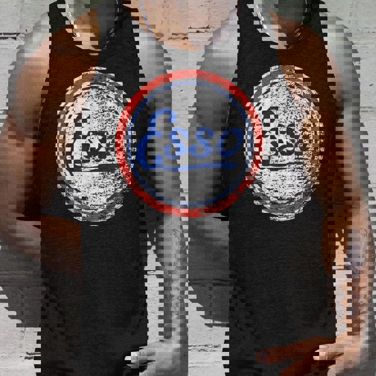 ビンテージ Esso ガソリンスタンドサイン タンクトップ 彼への贈り物