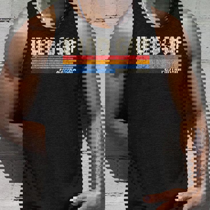 ビンテージ レトロ 70年代 80年代スタイル 風のギャップの故郷、Pa タンクトップ 彼への贈り物