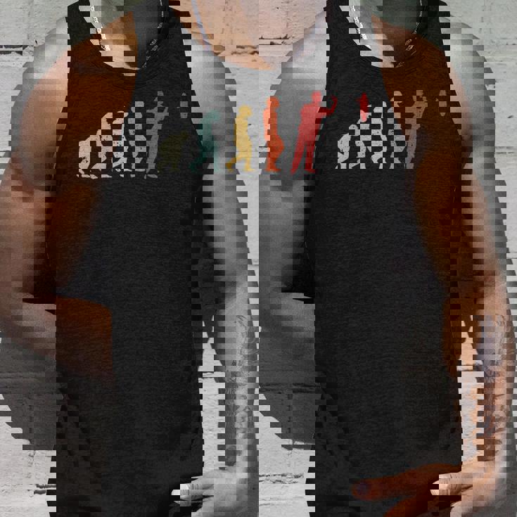 ビンテージダーツ進化面白いダーツダーツプレーヤーのギフト タンクトップ 彼への贈り物