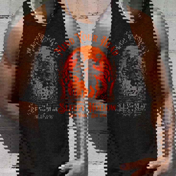 ビンテージマインドユアヘッドスリーピーホローヘッドレスホースマン タンクトップ 彼への贈り物