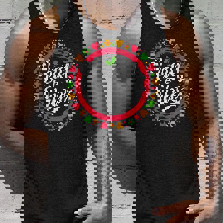 ビーガンバイブ 面白い 菜食主義 草食動物 ベジタリアン感謝 タンクトップ 彼への贈り物