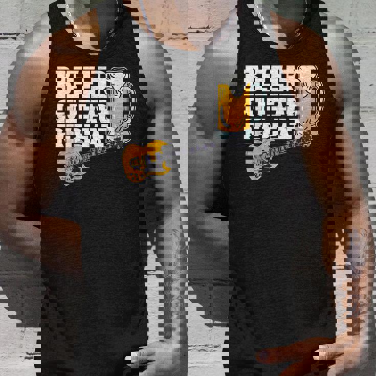 ビール ギター リピート ギター ベース ロックンロール ギタリスト向け タンクトップ 彼への贈り物