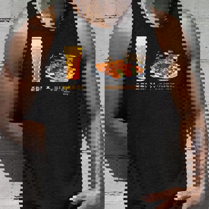 ビールとやきとりとねこ ビール 焼き鳥 猫 タンクトップ 彼への贈り物