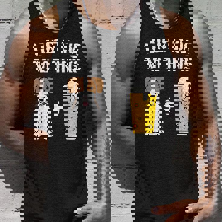 ビールジャック・ラッセル・テリア犬 タンクトップ 彼への贈り物