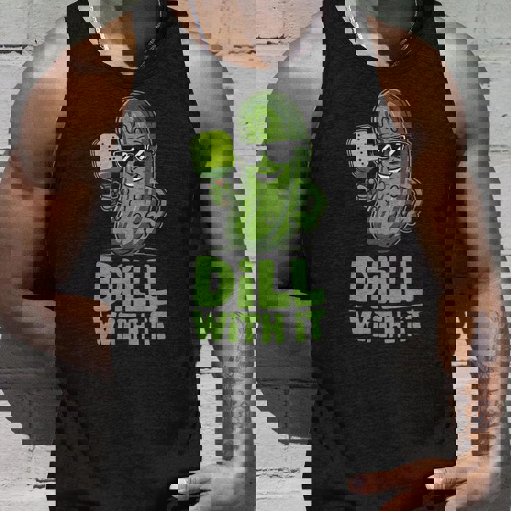 ピクルス ピックルボール キュウリ ベジタリアン ディル With It メンズ レディース タンクトップ 彼への贈り物