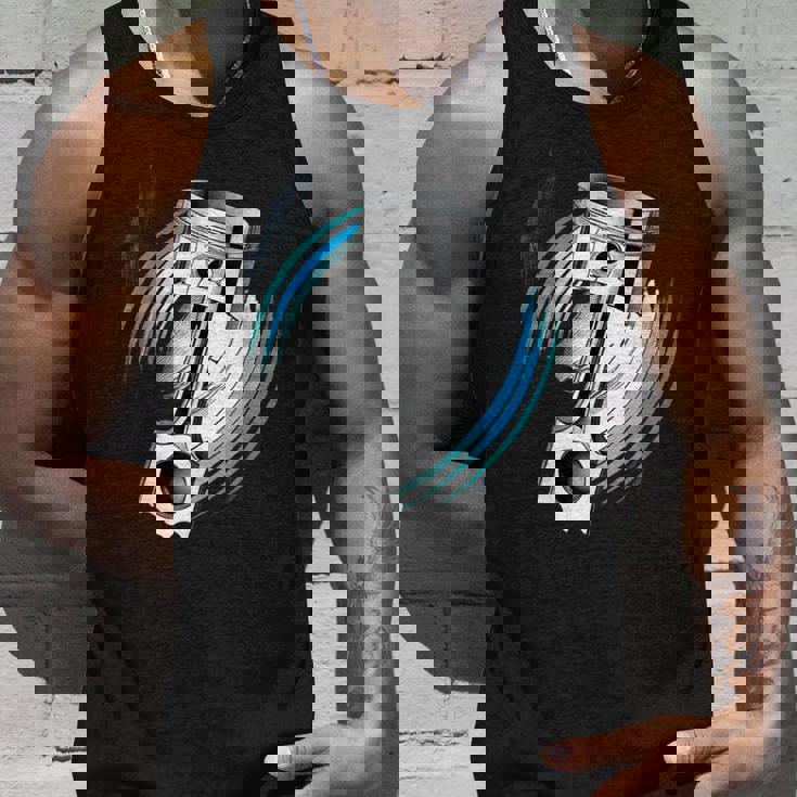 ピストンパワー 車愛好家のためのダイナミックエンジンデザイン タンクトップ 彼への贈り物