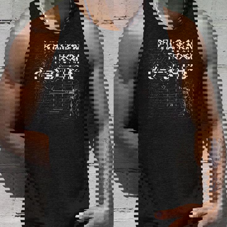 ピタゴラスの定理の設計-2 タンクトップ 彼への贈り物