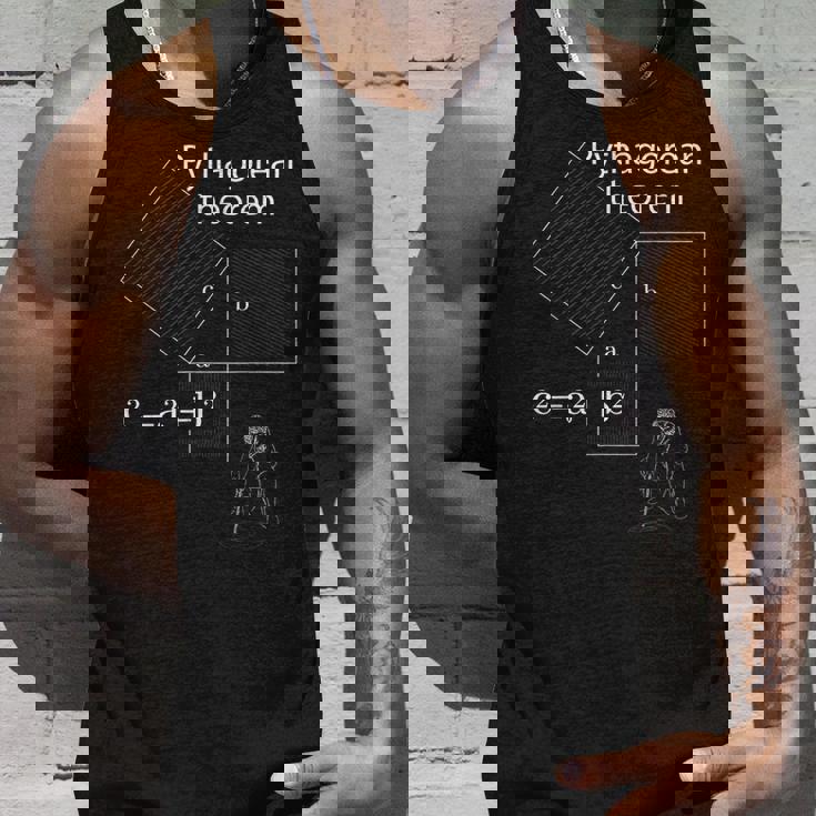 ピタゴラス定理の設計 タンクトップ 彼への贈り物