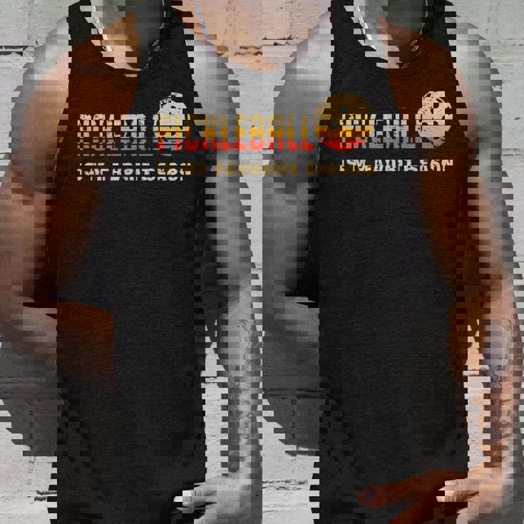 ピックルボールは私の好きな季節 面白いピックルボール タンクトップ 彼への贈り物