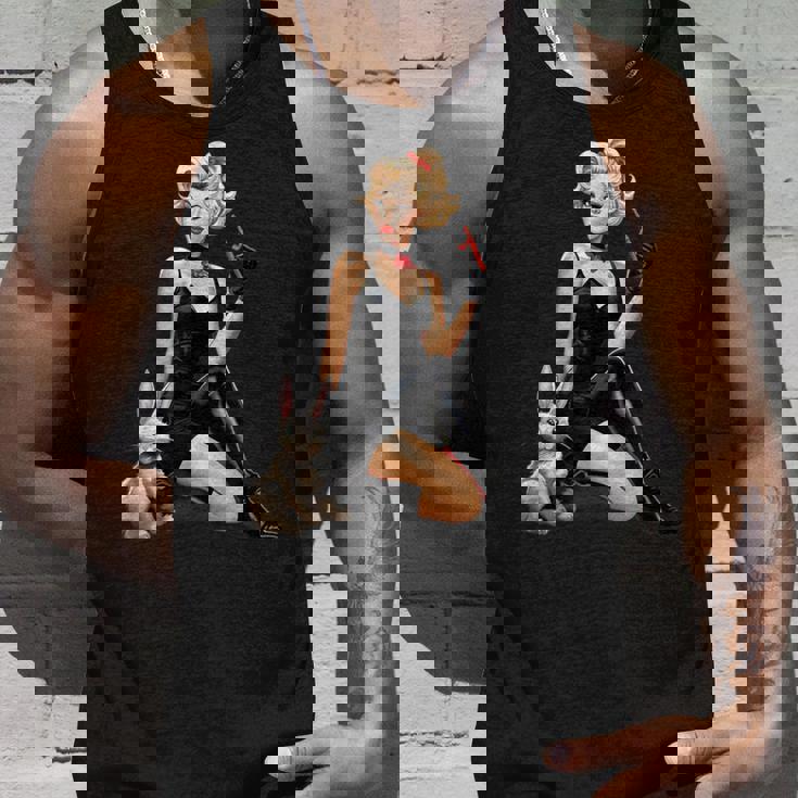 ピンナップガール ウサギ ピンナップ ヴィンテージ タンクトップ 彼への贈り物