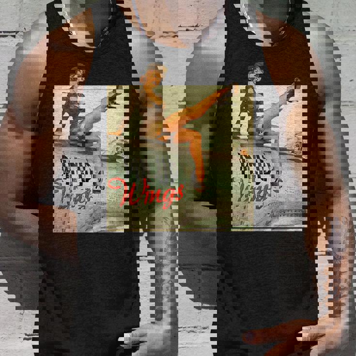 ピンナップガールの羽ビンテージポスターww2 タンクトップ 彼への贈り物