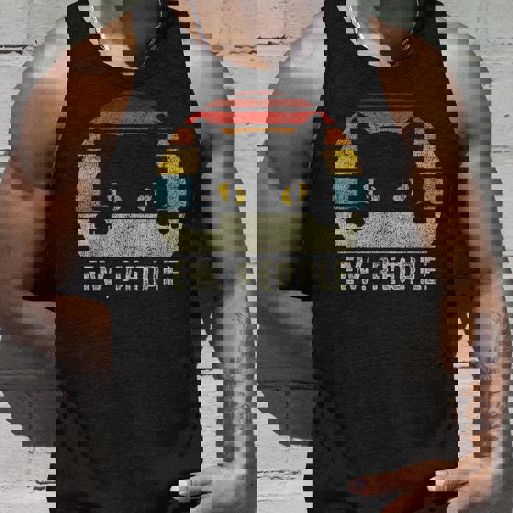 ピープルレトロキャットファンヴィンテージアンチソーシャルイントロバート タンクトップ 彼への贈り物