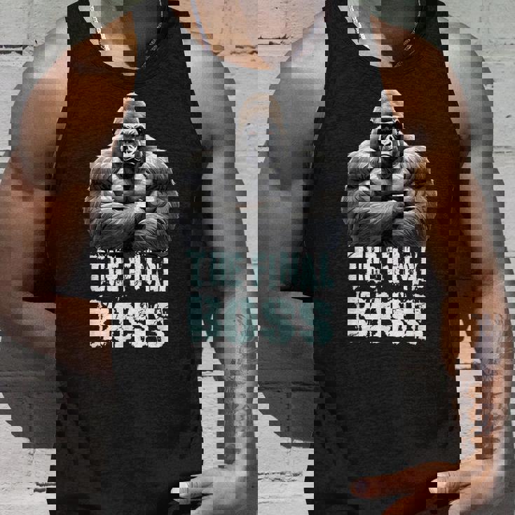 ファイナルボス シルバーバック ゴリラデザイン タンクトップ 彼への贈り物