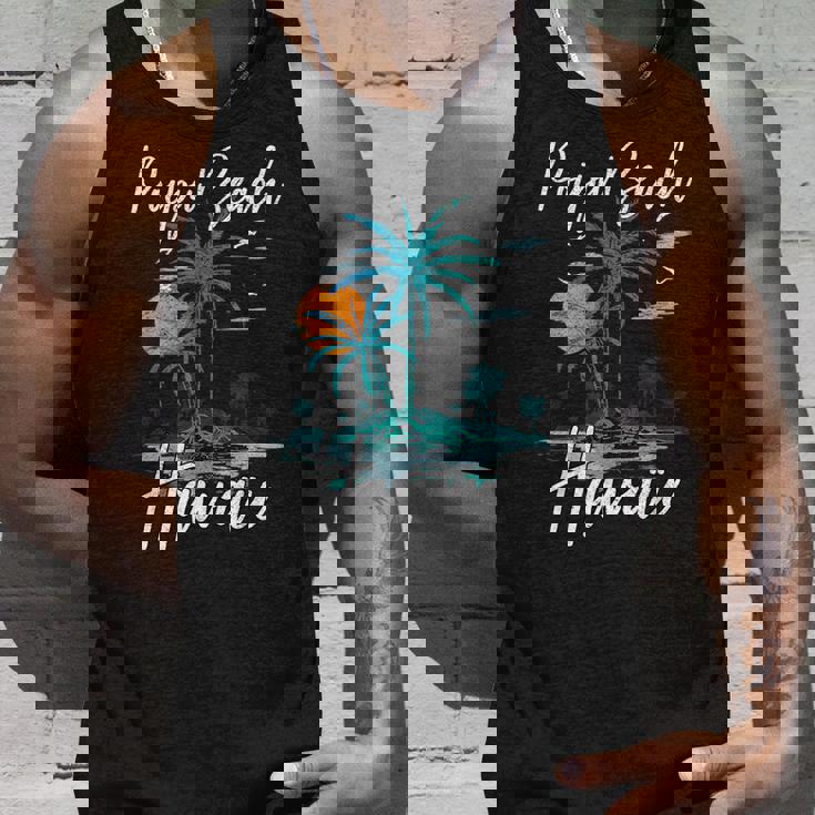 ファミリーバケーション レトロ サンセット ハワイ ポイプー ビーチ タンクトップ 彼への贈り物