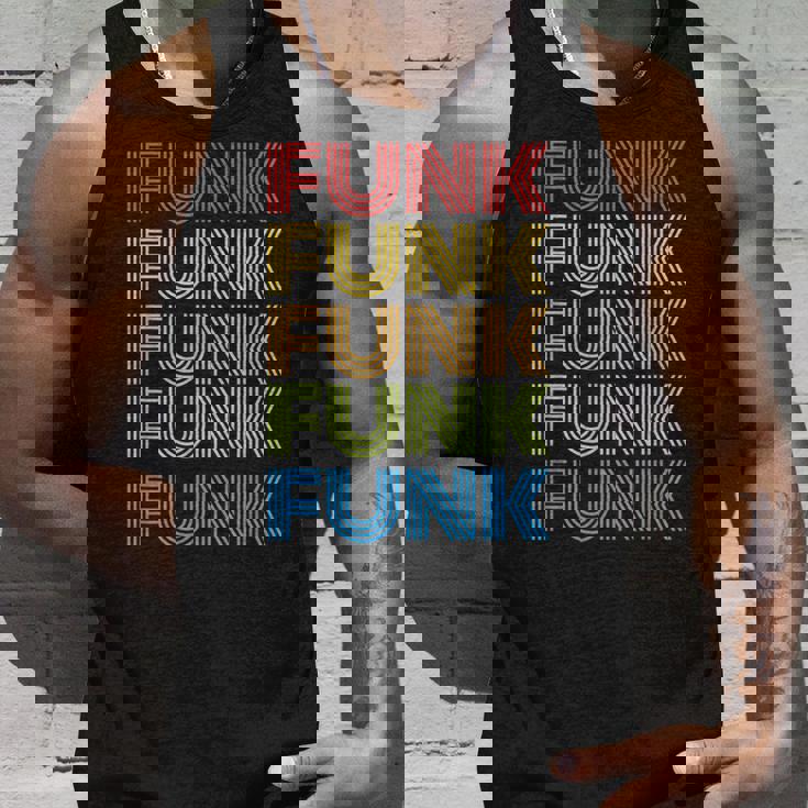 ファンキー70年代80年代レトロオールドスクールファンク タンクトップ 彼への贈り物