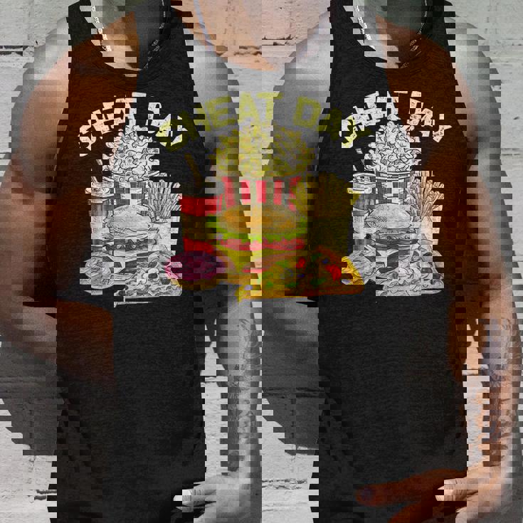 ファーストフード バーガー ピザ ドーナツ フィットネス ギフト スガロの日 タンクトップ 彼への贈り物