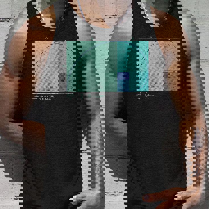 フィボナッチ黄金比 快適なハーフトーン効果。 タンクトップ 彼への贈り物