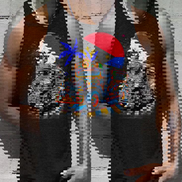 フィリピン 国旗 誇り フィリピン フィリピン ジープニー タンクトップ 彼への贈り物