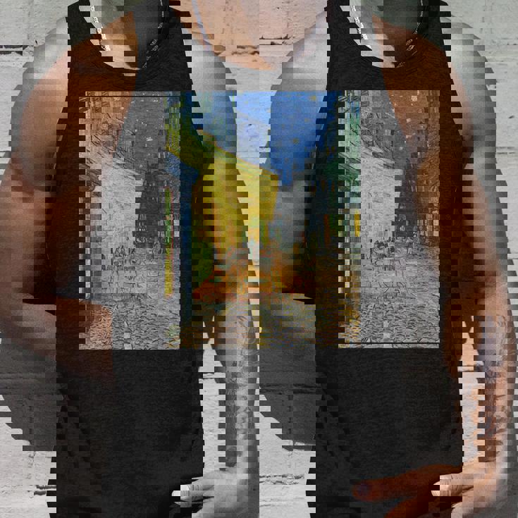 フィンセントファンゴッホの夜のカフェテラス タンクトップ 彼への贈り物