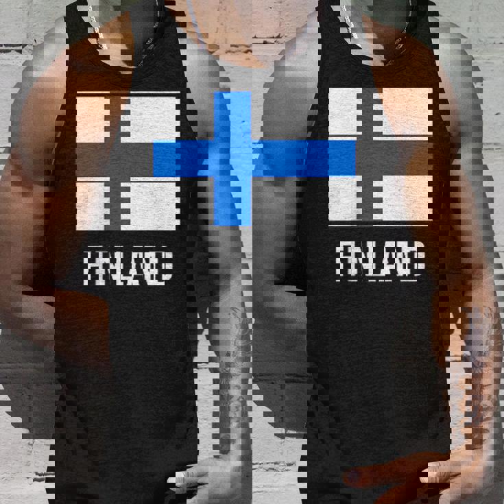 フィンランドの国旗 タンクトップ 彼への贈り物