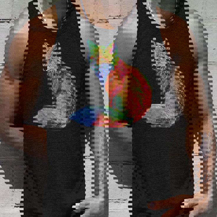 フォックス 賢いキツネ 森の動物たち タンクトップ 彼への贈り物