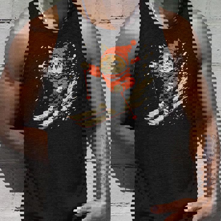 フリースタイルスキーヤー猫 フリースタイルスキー タンクトップ 彼への贈り物