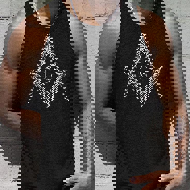 フリーメイソンシンボル スクエア＆コンパス グランドロッジ メイソン タンクトップ 彼への贈り物