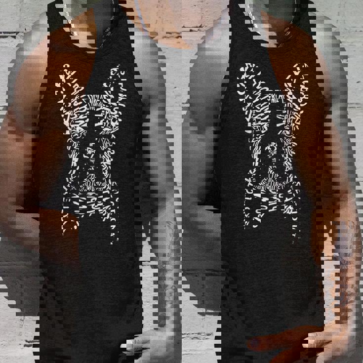 フレンチブルドッグ タイポグラフィ ワードアート フレンチ 犬 ギフト タンクトップ 彼への贈り物