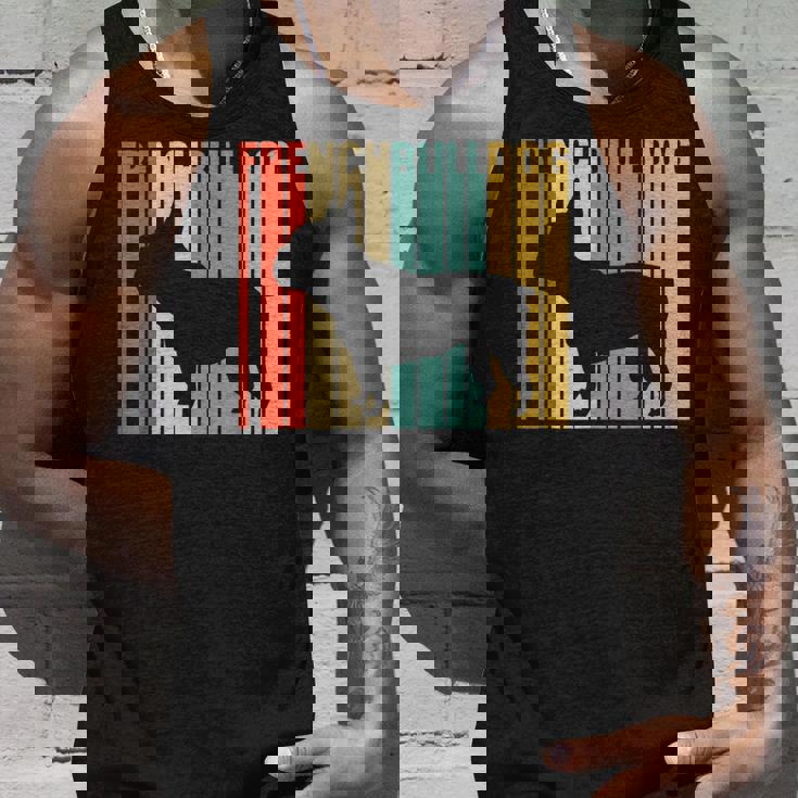 フレンチブルドッグ レトロ フレンチリー 犬 犬の飼い主 フレンチドッグ タンクトップ 彼への贈り物