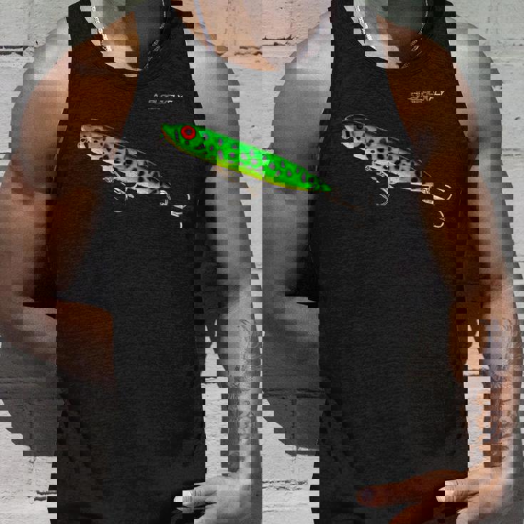 ブユバス釣りギフトトップウォータールアースプーク タンクトップ 彼への贈り物