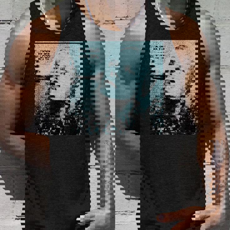 ブライアン・ウォードによるデヴィッド・ボウイ ハンキードリー ブルー 写真 タンクトップ 彼への贈り物