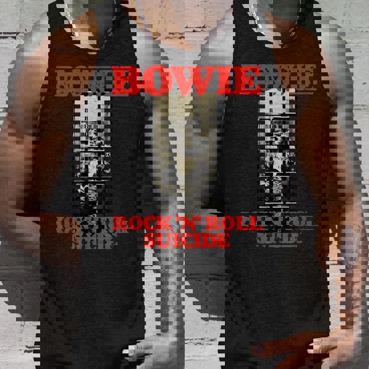 ブライアン・ウォードによるデヴィッド・ボウイ・ロックンロール自殺写真 タンクトップ 彼への贈り物