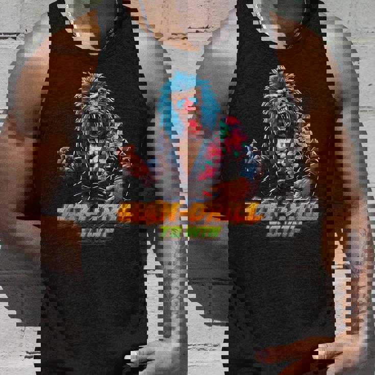 ブラジリアン柔術 マンドリルマスター ブラックベルト タンクトップ 彼への贈り物