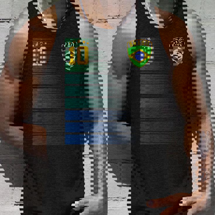 ブラジル サッカーファン ジャージ ブラジル国旗 フットボール愛好家 タンクトップ 彼への贈り物