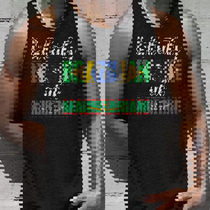 ブラジルとモーリタニアの混合国籍が見事に 長袖tシャツ タンクトップ 彼への贈り物