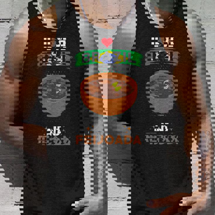 ブラジル料理 ブラジル国旗 I Love Brazil And Feijoada タンクトップ 彼への贈り物